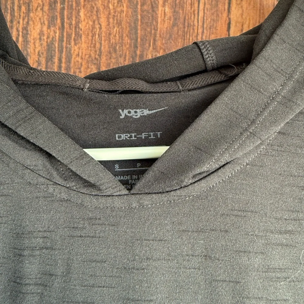 Nike Dri-FIT Yoga Lightweight Loose Fit Hoodie Off Noir